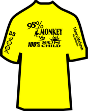 Load image into Gallery viewer, 98% Monkey Yellow Tee
