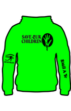 Load image into Gallery viewer, Save the Children Green Hoodie
