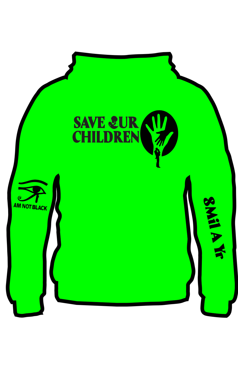 Save the Children Green Hoodie