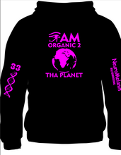 Load image into Gallery viewer, PINK Organic to the planet hoodie
