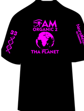 Load image into Gallery viewer, Pink Organic to the planet t-shirt
