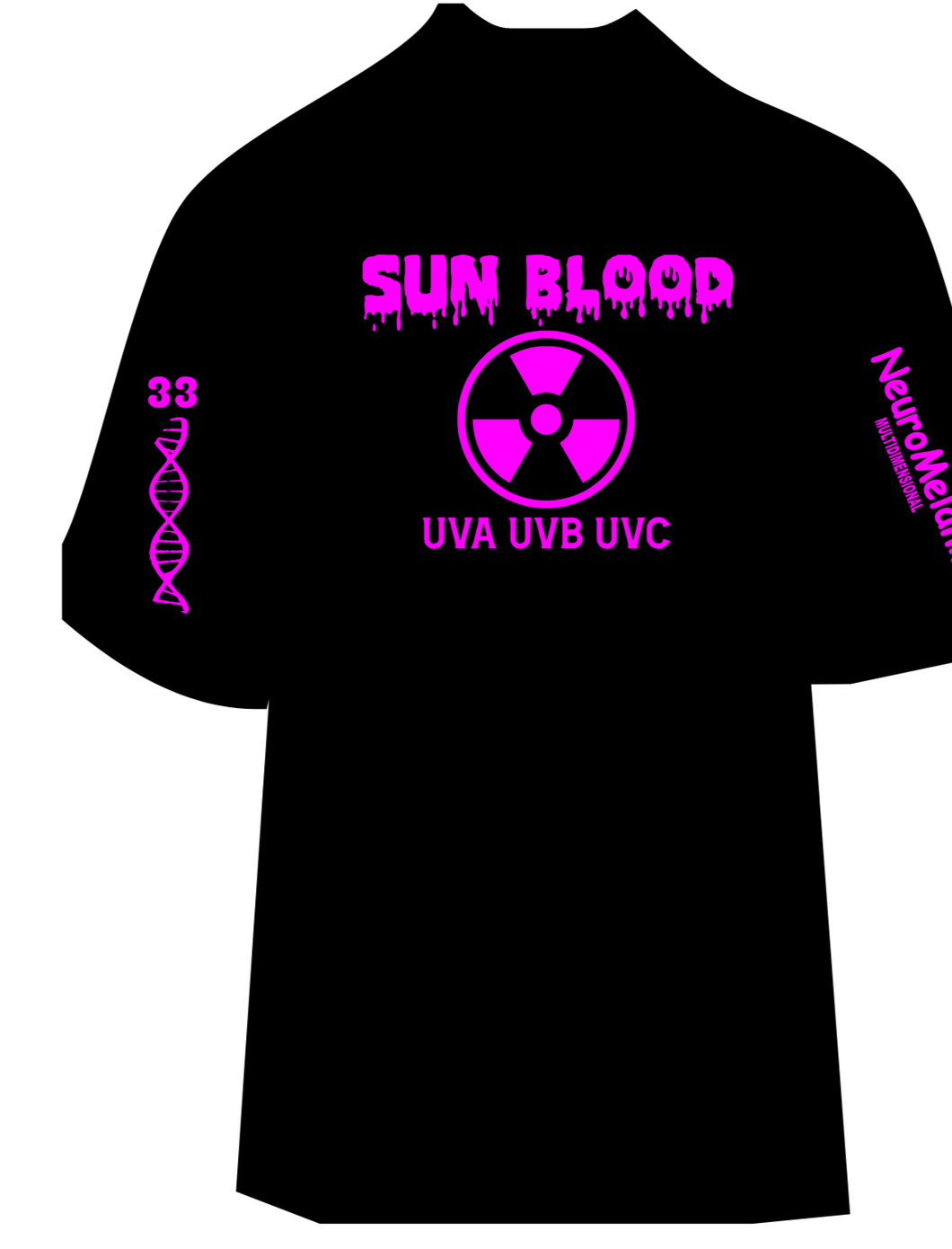 Pink Sun Blood T-shirt