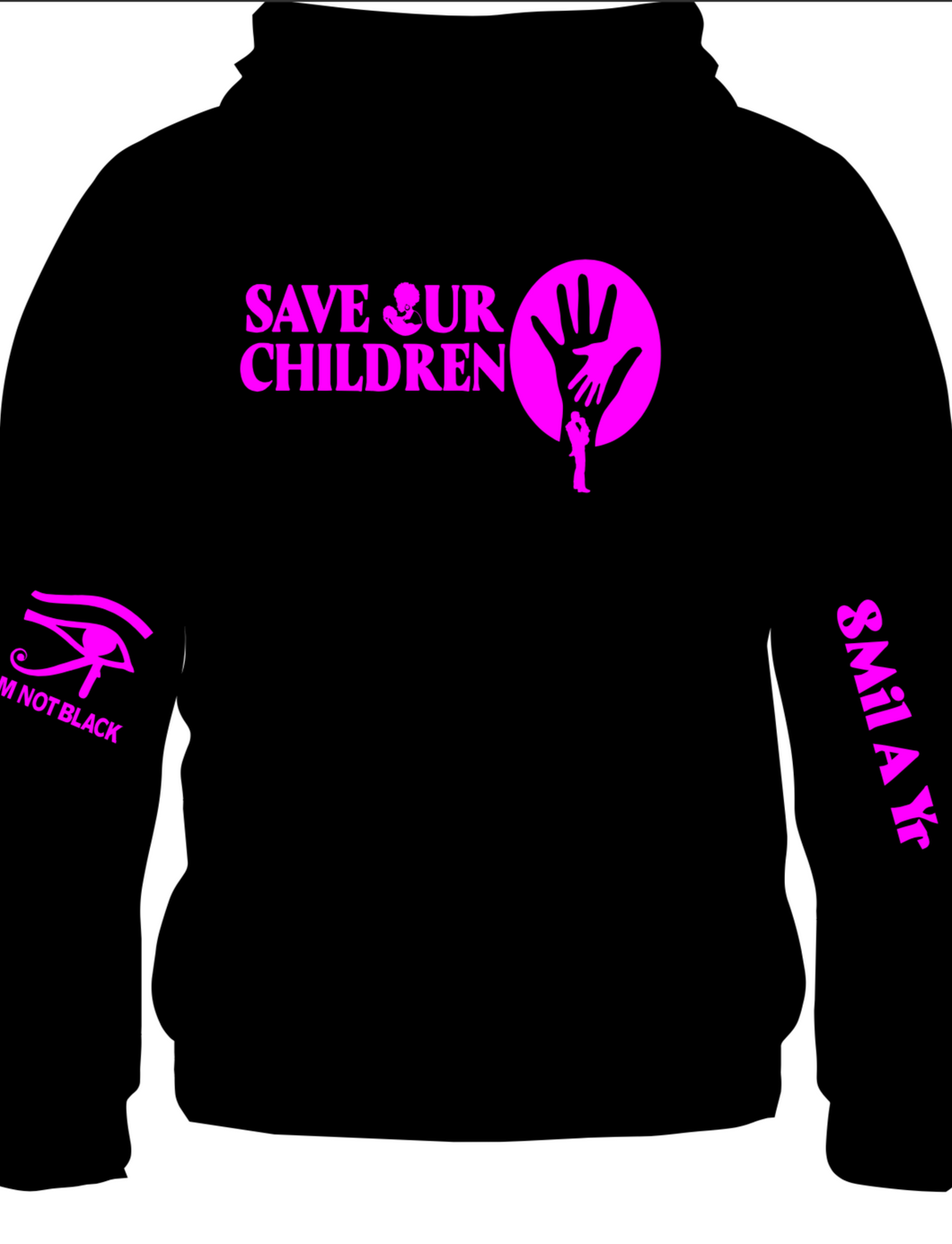 Pink Save our children hoodie