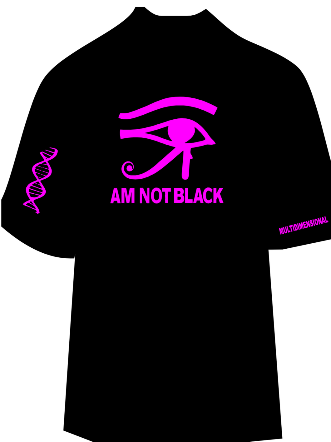 Pink Eye am not black T-shirt